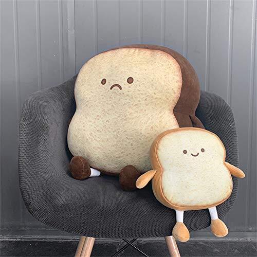 Toast Bread Pillow Funny Food Plush Toy Pillows Cute Stuffed Plush Small Happy - Picture 5 of 7