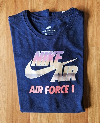 T-shirt Nike Air Force 1 blu taglia M ***NUOVA*** - Foto 3 di 3