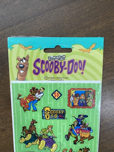 Vintage 1998 Scooby-Doo! Adesivi di Halloween scrapbooking - 2 fogli sigillati - Foto 2 di 5