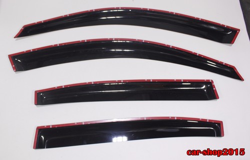 Window Visor for 2005-2012 BMW E90 Sedan Weather Shield Sun Rain Guard Deflector - Picture 4 of 5