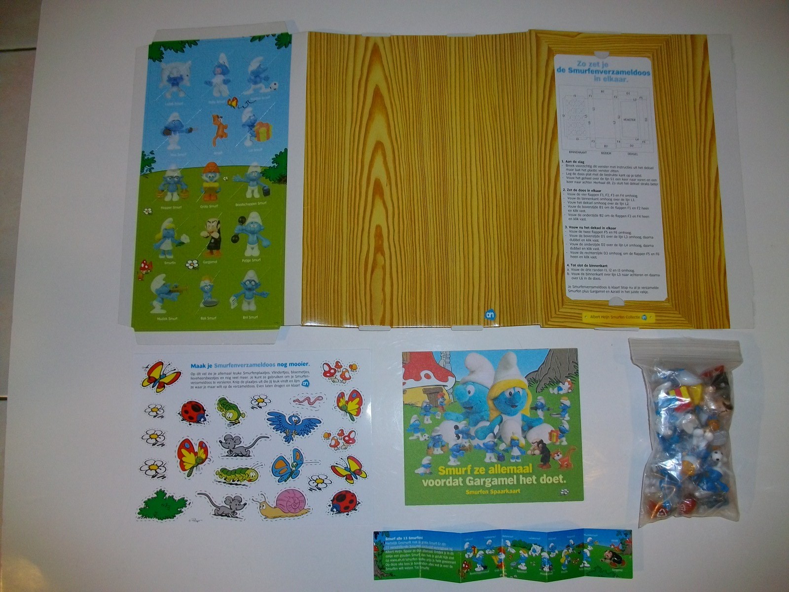 SMURF SCHLUMPF SCHTROUMPF PRESENTOIR DIORAMA + 15 FIGURINES ALBERT HEIJN SMURF SCHLUMPF SCHTROUMPF PRESENTOIR DIORAMA + 15 FIGURINES ALBERT HEIJN