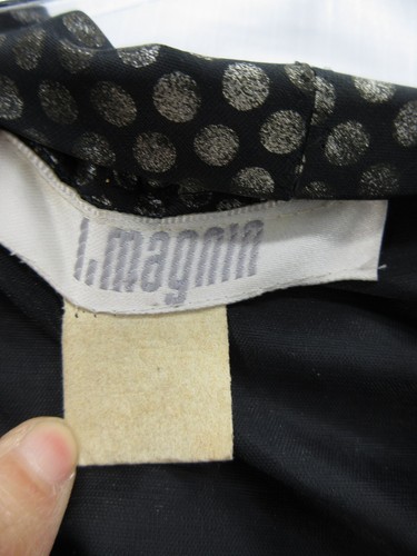 VINTAGE I Magnin Jacket OS Gray Metallic Draped Dolman Oversized Evening 80s - Picture 9 of 11