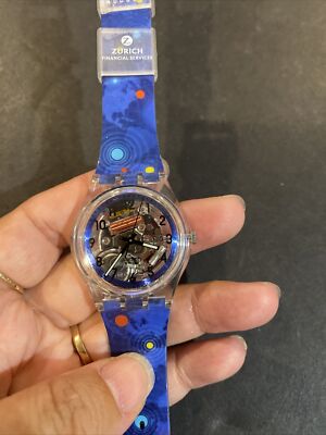 ZURICH FINANCIAL Swatch Snowpass Watch | eBay
