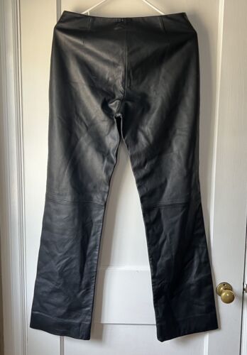 DNKY 100% Leather Women's Pants Sz 6 - Picture 2 of 12