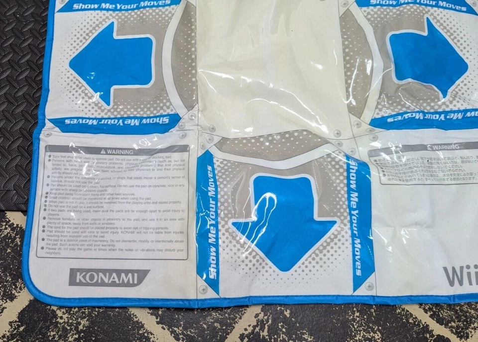 Dance Dance Revolution Dance Pad Mat Konami Nintendo Wii GameCube Tested - Image 2 of 4