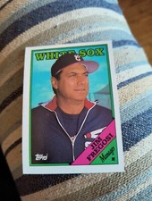 JIM FREGOSI 1988 TOPPS MANAGER WHITE SOX CHECKLIST #714 FREE SHIPPING