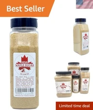 Organic Nova Maple Sugar - 100% Natural Sweetness in 24oz Sustainable Jar