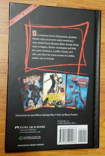 Bram Stoker's DRACULA Retold by Michael Burgan Graphic Novel Book - Picture 2 of 2