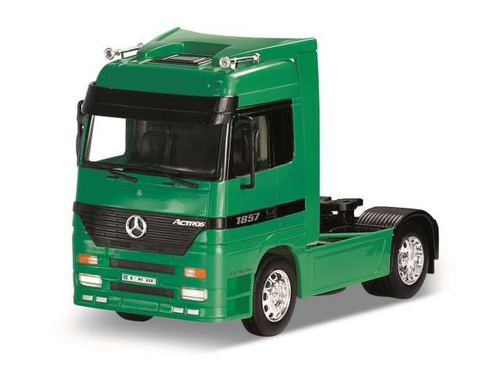 Welly 1:32 Scale Mercedes Benz Actros Lorry Cab Truck Blue Diecast