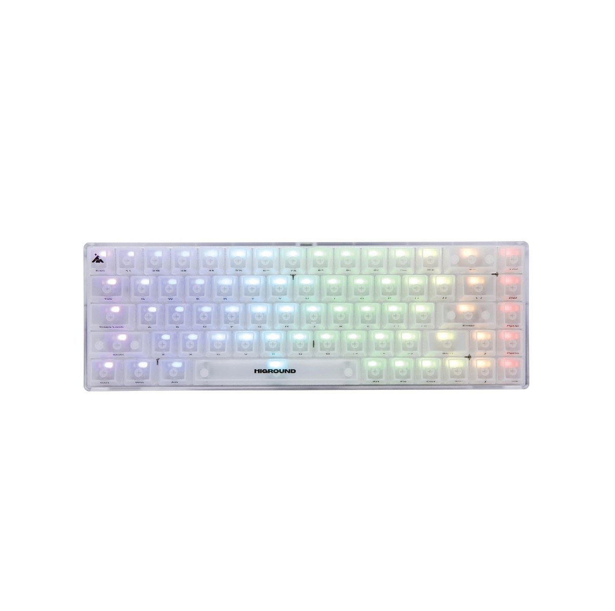 Higround Crystal Opal Basecamp 65% Mechanical Keyboard, Silent