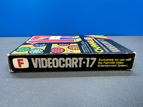FAIRCHILD CHANNEL F GAME 17 VIDEOCART-17 PINBALL CHALLENGE #17 COMPLETE BOX CIB - Picture 9 of 13