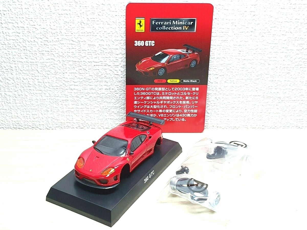 Kyosho 1/64 FERRARI 360 GTC RED diecast car model | eBay