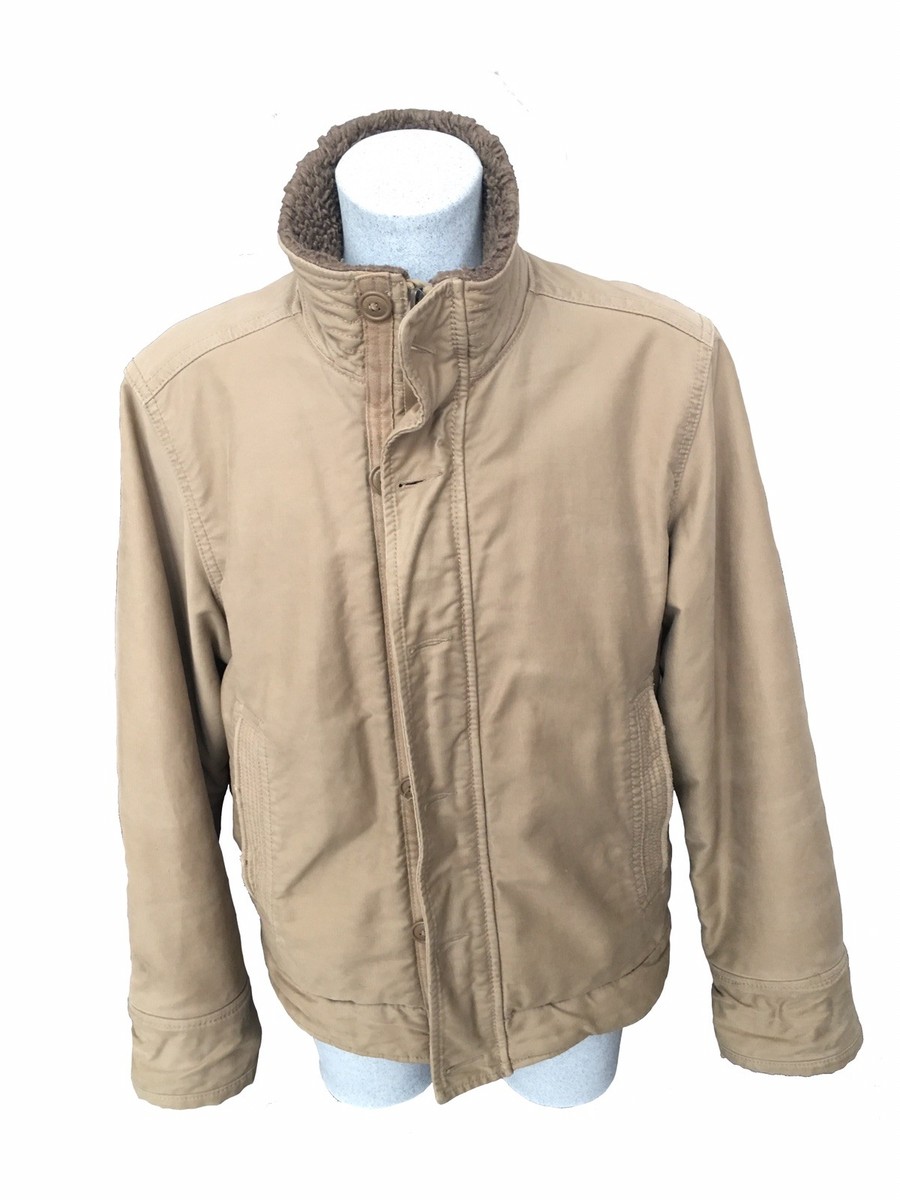 名作ABERCROMBIE&FITCH ADIRONDACK JACKET Men's Abercrombie & Fitch Adirondack Jacket Fur Lined Size