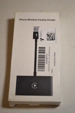 Wireless Carplay Adapter Bluetooth Wired to Wireless Dongle for iPhone
