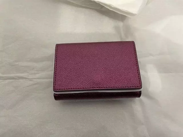 Coach small outlet flap wallet