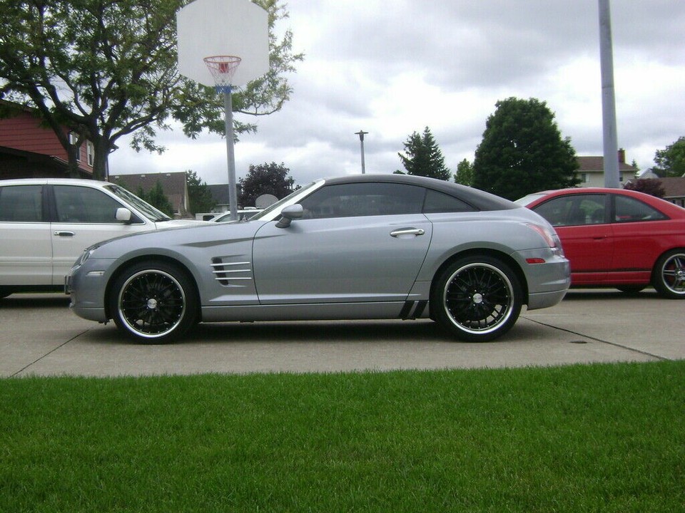 MRR GT1 Mesh Silver Wheels For Chrysler Crossfire 18x8.5/19x9.5 5x112 ...