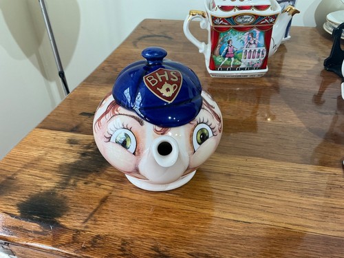 VINTAGE SADLER BURSLEY FOLK BERYL BRACEWELL TEAPOT VGC - Picture 2 of 6