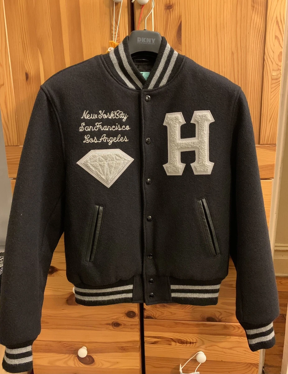 Diamond supply varsity jacket sale