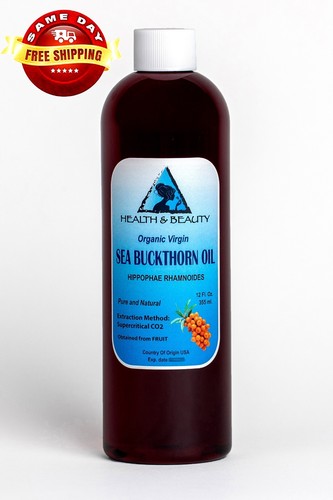 SEA BUCKTHORN OIL UNREFINED ORGANIC by H&B Oils Center CO2 EXTRACTED PURE 24 OZ - Picture 8 of 12
