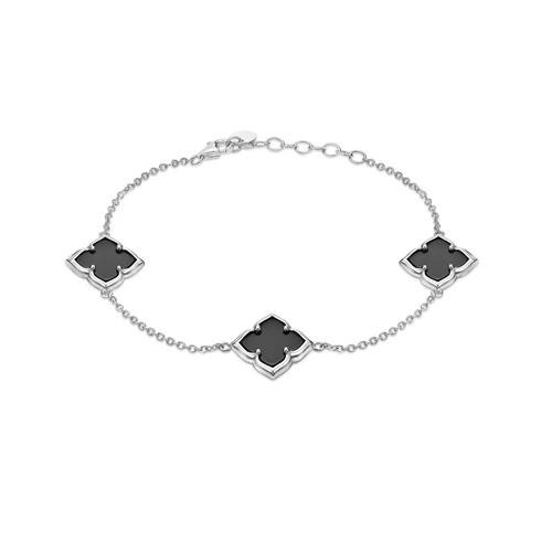 Gelbgold plattiert 925 Sterlingsilber Malachit 7,25" Blume Armband für Frauen - Bild 20 von 22