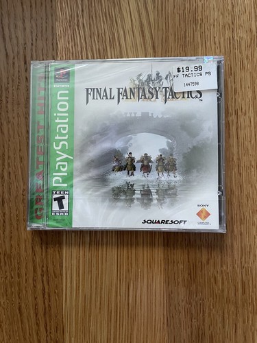 Final Fantasy Tactics Greatest Hits PlayStation 1 PS1 Brand New Factory Sealed - Picture 1 of 5