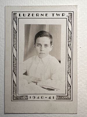 1941 Luzerne Township Pennsylvania School Class Vernacular VINTAGE PHOTO