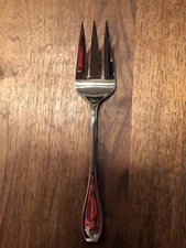 Gorham STUDIO Stainless 18/8 Glossy Design Studio Silverware  stain. Meat Fork