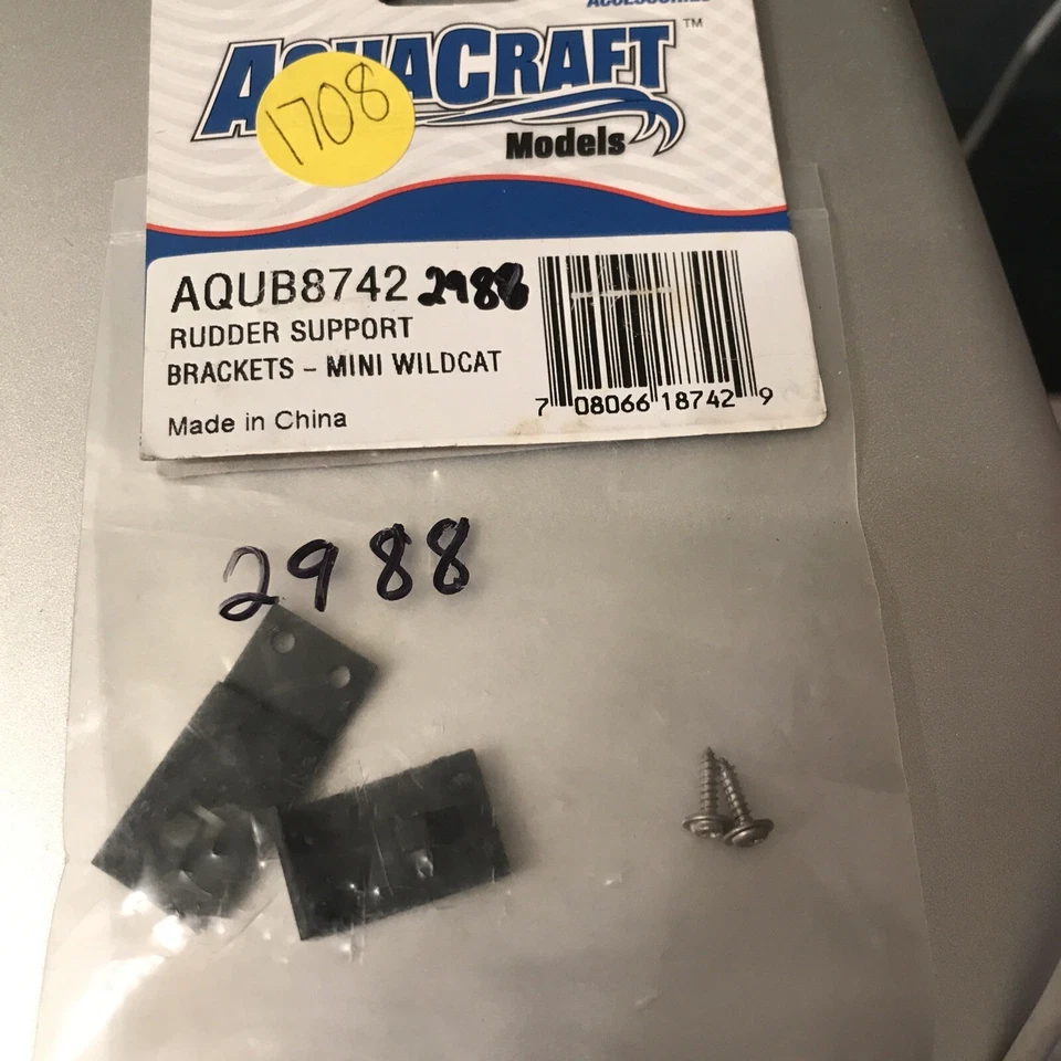 Aquacraft AQUB8742 Rudder Support Brackets- mini wildcat - Image 3 of 3