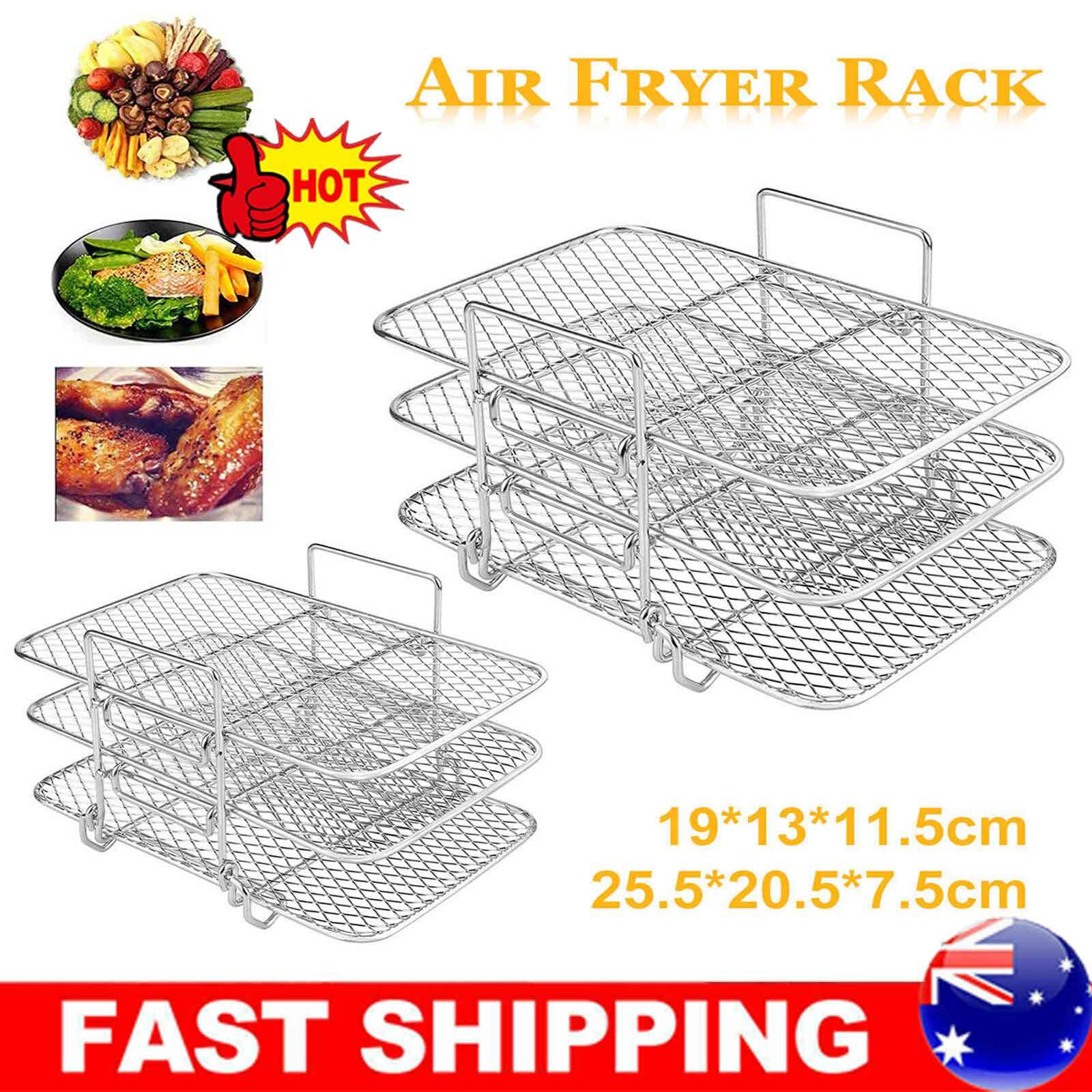 Air Fryer Rack for Ninja MultiLayer Double Basket Home Air Fryer