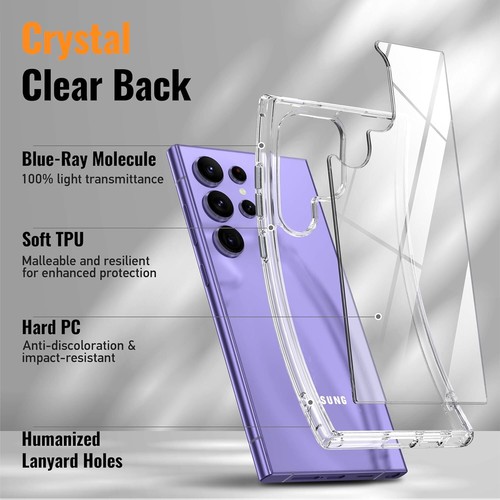 For Samsung Galaxy S25 Ultra S24 S23 S22 S21 S20 Plus Fe Case Phone Cover +Glass - Picture 15 of 16