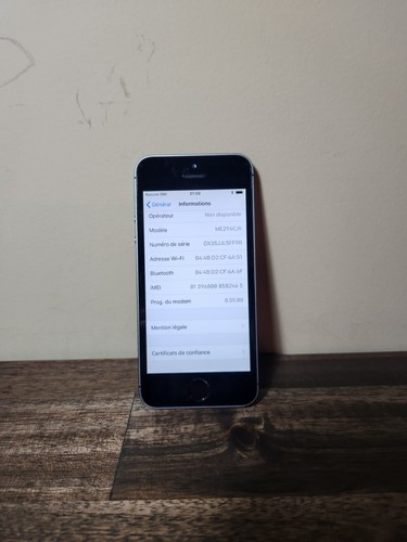 IPhone 5S Grey 16Go - Unlocked - GOOD - Photo 10 sur 10