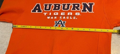Vtg Auburn Tigers Crewneck Sweatshirt Russell Athletics Mens Small Orange - Picture 8 of 9