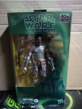 Star Wars The Black Series Carbonized Boba Fett 6-Inch Action Figure Metallic