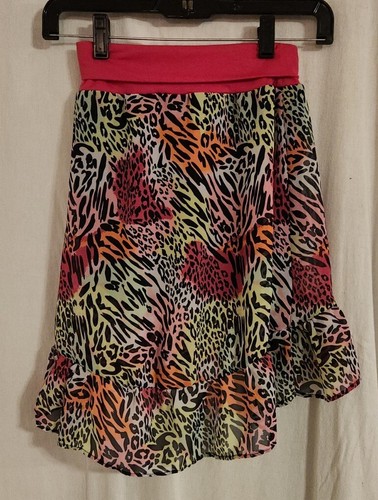 NWT Girl's Faded Glory Leopard/Zebra print Skirt ~ Size S/CH 6/6X Walmart - Picture 7 of 9