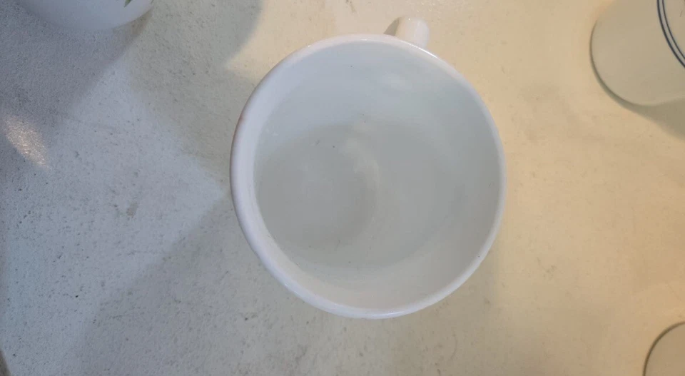 "4 tazas de café Corelle/Corning Country Hearts vintage de los años 80 3 5/8""H x 3 1/4""W usadas en excelente estado" Foto 2 de 3