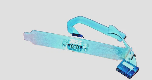 external SERIAL port 9-pin staffa posteriore, connettore interno su porta com