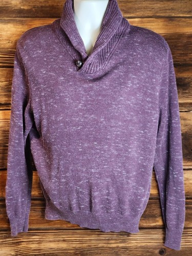 Weatherproof Vintage Men’s Pullover Sweater Size M Burgundy Lightweight - 第 1/8 張圖片