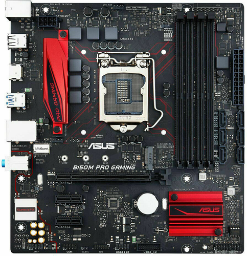 Placa madre para juegos ASUS B150M Pro DDR4 HDMI 6 fases CPU alimentación placa base MATX - Imagen 2 de 6
