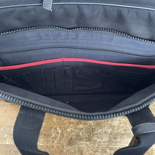 Ecco Bag Black Travel Messenger Laptop Detachable Strap - Picture 11 of 19