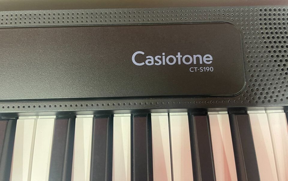 Casio CTS190 61key Portable Electronic Keyboard Piano Bundle