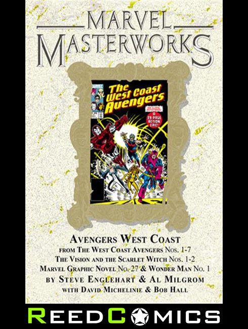 MARVEL MASTERWORKS AVENGERS WEST COAST VOLUME 1 HARDCOVER DM VARIANT 375 EDITION