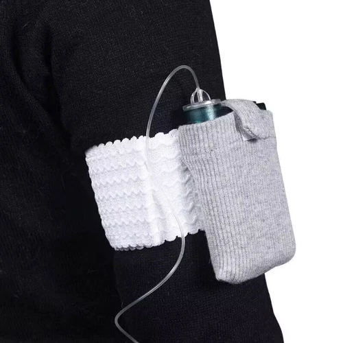 Brazalete Cinturón Bomba Insulina con Bolsillo para Suministros Diabéticos Transpirable - Imagen 6 de 21