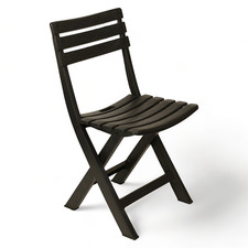 Sunlit Haven klappbarer Gartenstuhl anthrazit - kompakt, leicht, pflegeleicht