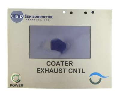C&D Semiconductor Services Coater Exhaust Controller P9000 Cluster System New