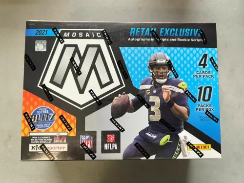 NEW 2021 Panini Mosaic Football NFL Mega Box Target SEALED