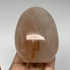 692g, 2.7"x2.8"x2.6" Red Hematoid Quartz Freeform Crystal Polished, B5521