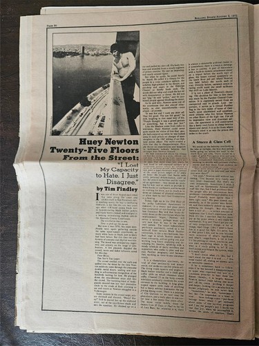 Rolling Stone magazine #114 August 3 1972 Huey Newton Black Panthers no label - Imagen 4 de 5