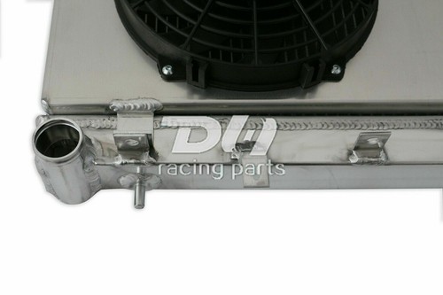 2 ROW RADIATOR+Shroud+ 12"Fan Fit 2002-05 07 SUBARU IMPREZA WRX/STI EJ205/255 GD - Foto 10 di 12