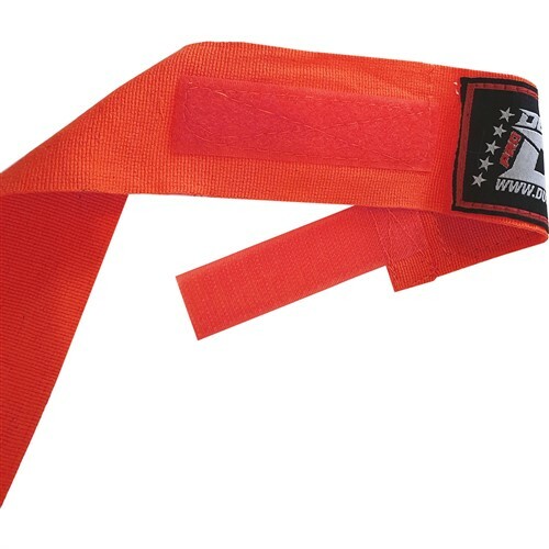 LITE RED (PAIR) HAND WRAPS FOR MMA KICKBOXING MUAY THAI TRAINING 2.5m - Foto 3 di 3