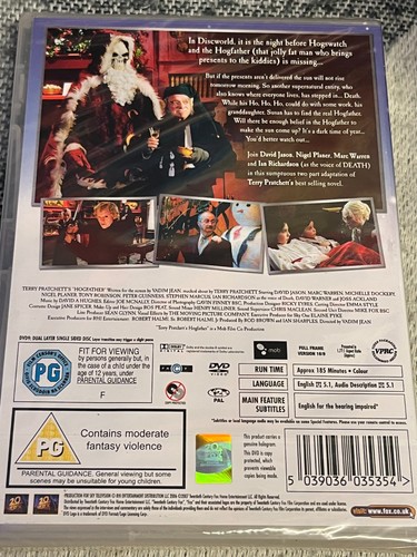 Terry Pratchett's Hogfather DVD R2 UK David Jason NEW & SEALED - 第 2/2 張圖片